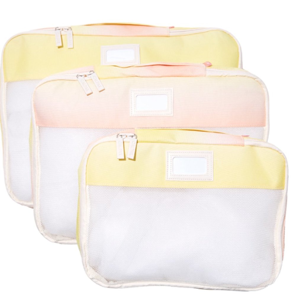 SOLD - CALPAK Set of 3 Packing Cubes in Sorbet